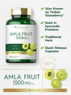 Carlyle Amla Capsules 1500mg - 120 Count - image 3