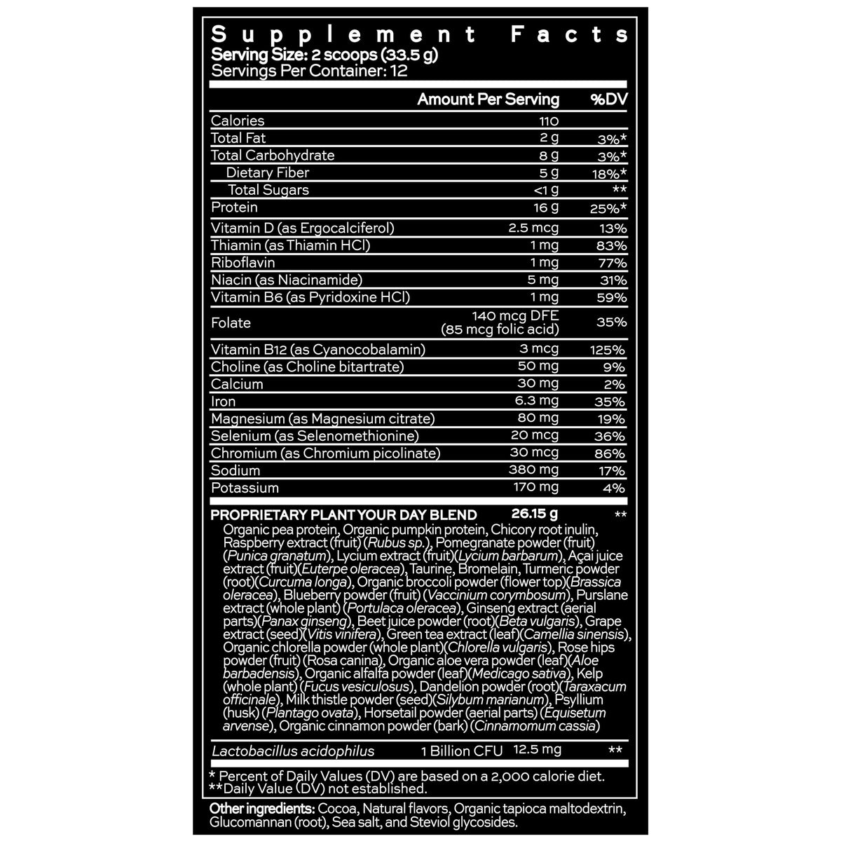 Hush & Hush PlantYourDay Vegan Protein + Supergreens Powder - 14.18 oz - image 6