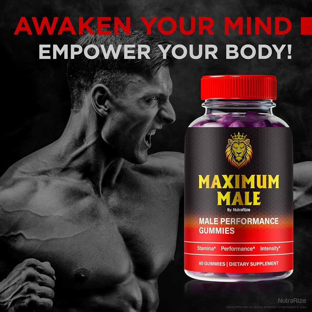 NutraRize Maximum Male Gummies for Energy & Stamina - 120 Gummies - image 4