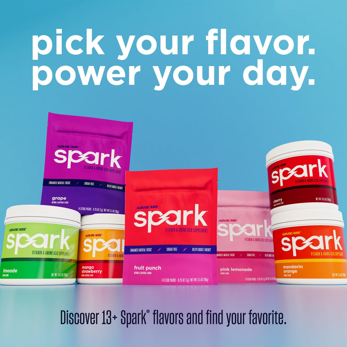AdvoCare Spark Energy & Focus Drink Mix Mandarin Orange - 42 Servings - image 5