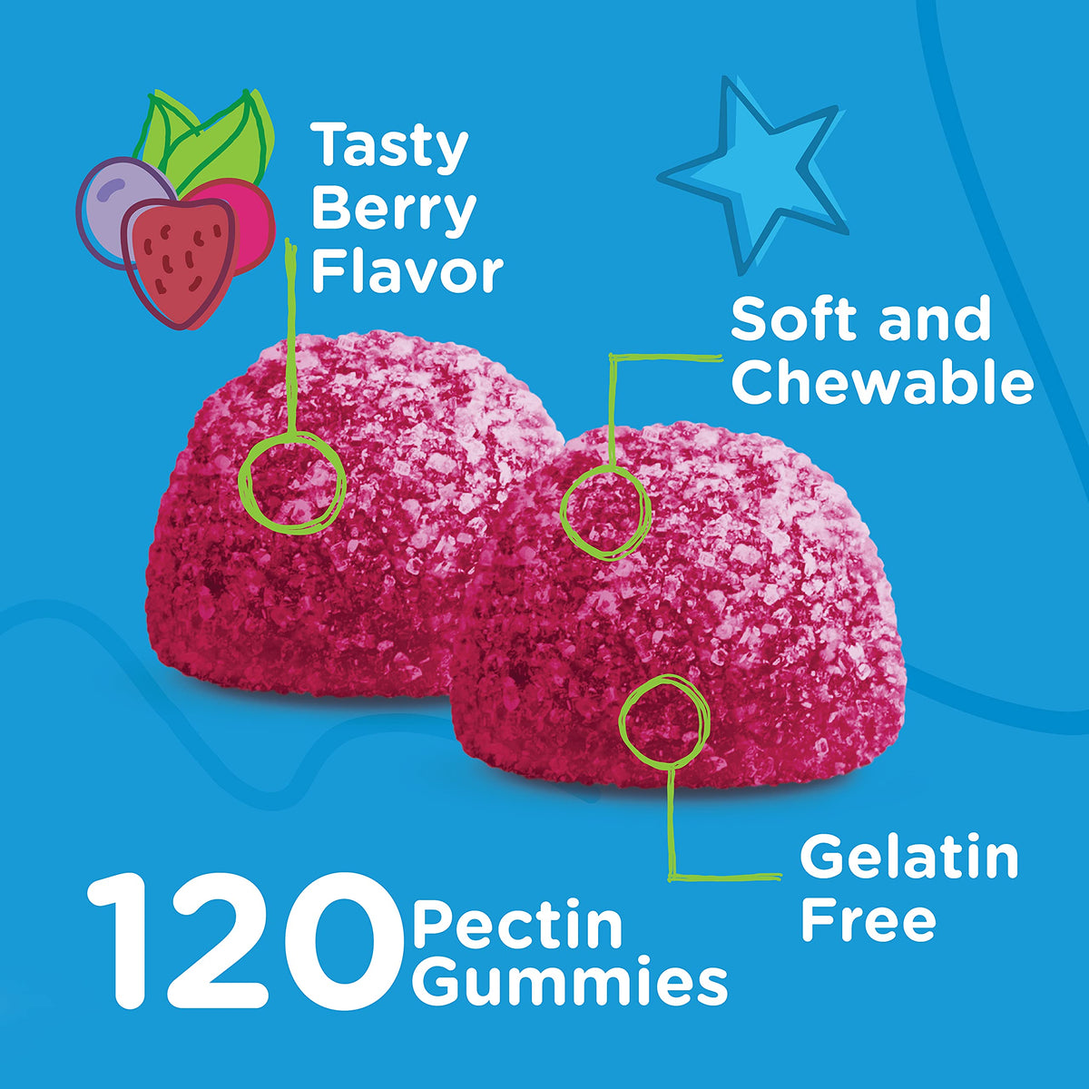 Viteey Vitamin D3 Gummies 25mcg 1000 IU Formulated for Kids - Bone