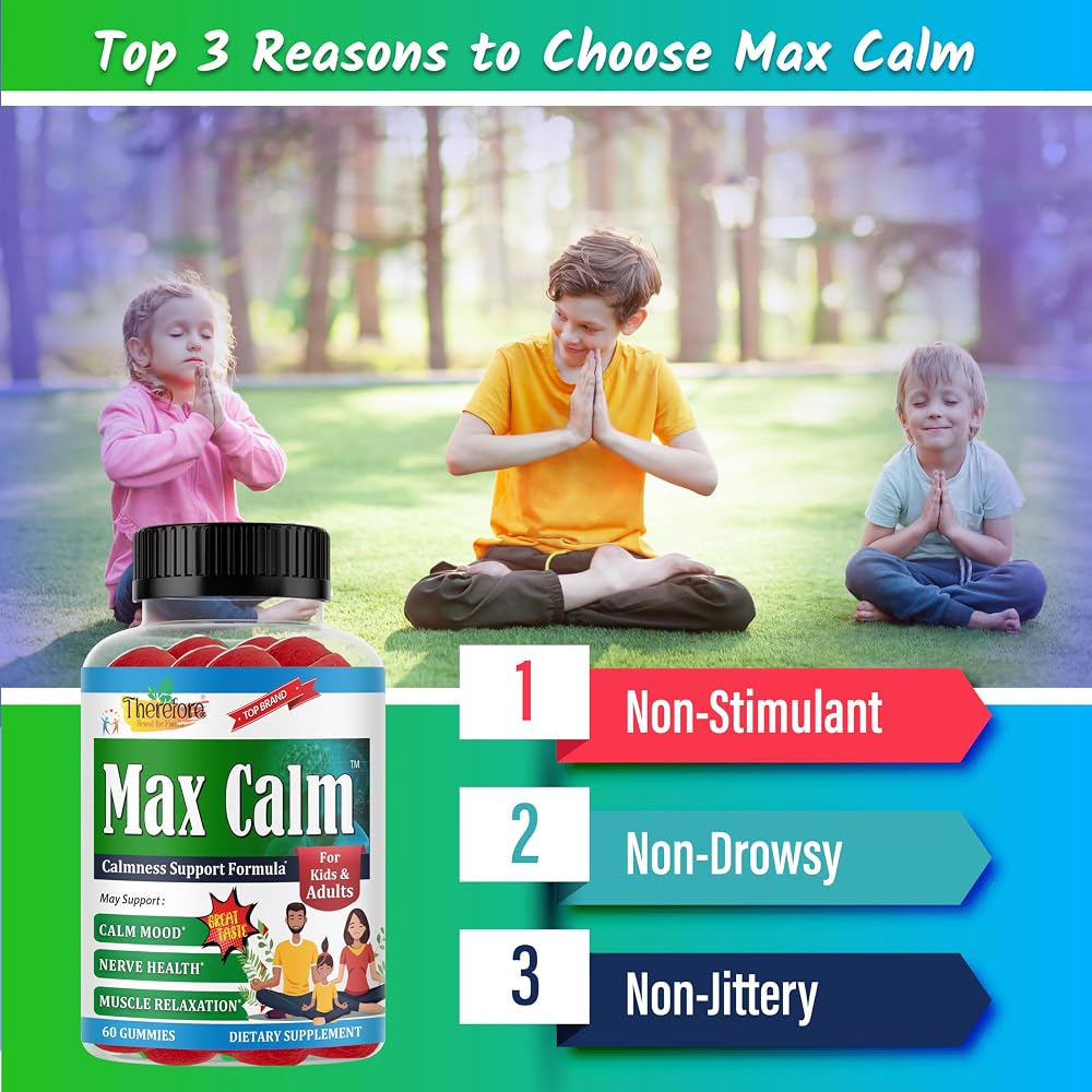 Therefore Max Calm Magnesium Citrate Gummies - 60 Count - image 8