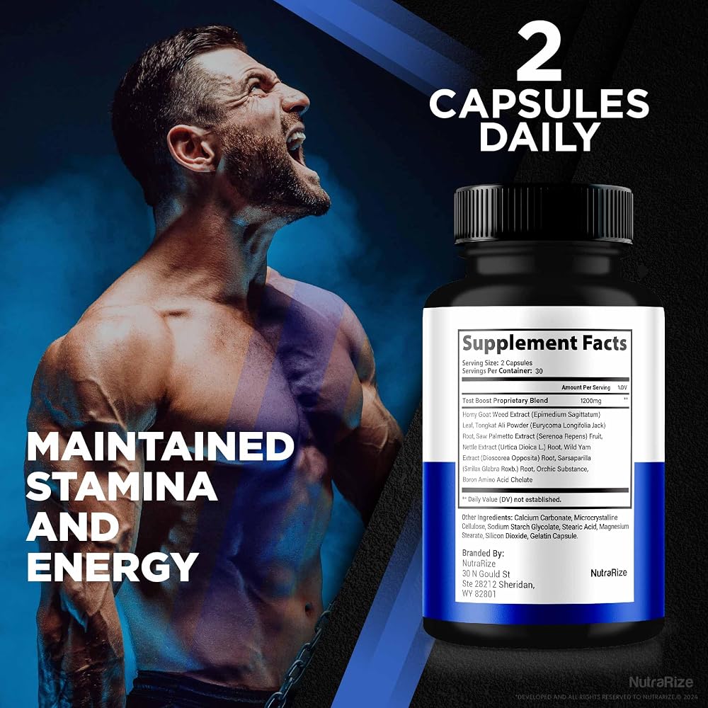 NutraRize Virility Savior Capsules for Men - 120 Capsules - image 5