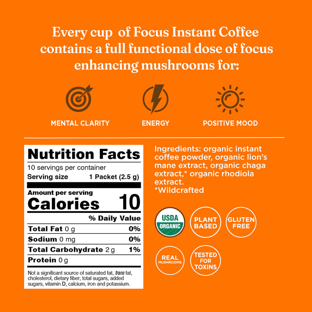 Four Sigmatic Mushroom Coffee Mix Lion's Mane, Chaga & Cordyceps