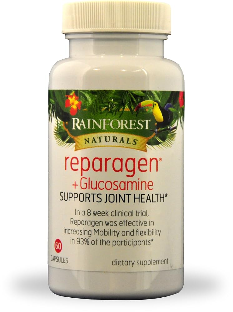 Rainforest Nutritionals Reparagen Plus Glucosamine Joint Support - 60 Capsules
