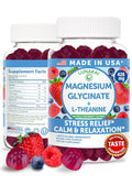 Lunakai USA Made Magnesium Glycinate Gummies 426mg with L-Theanine