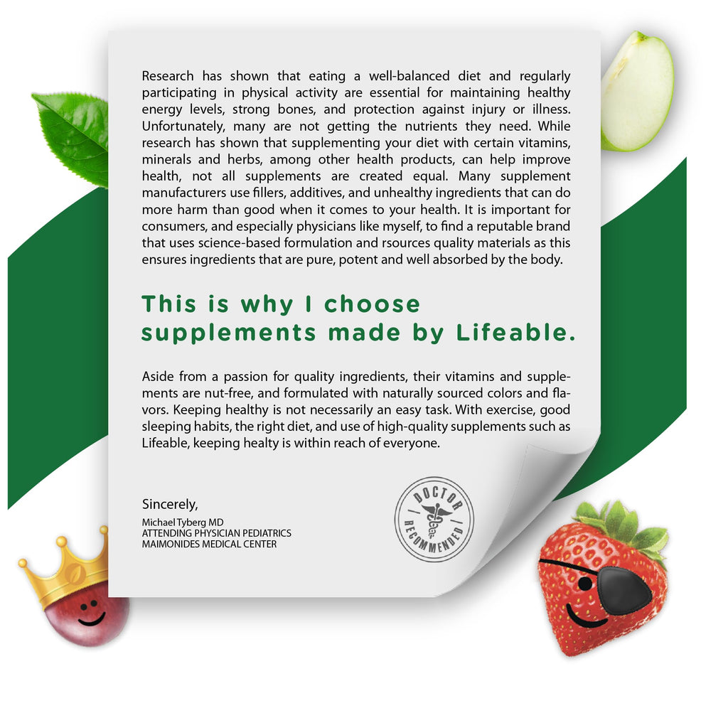 Lifeable Zinc for Kids 25 mg Vegan Berry Gummies - 90 Count - image 5