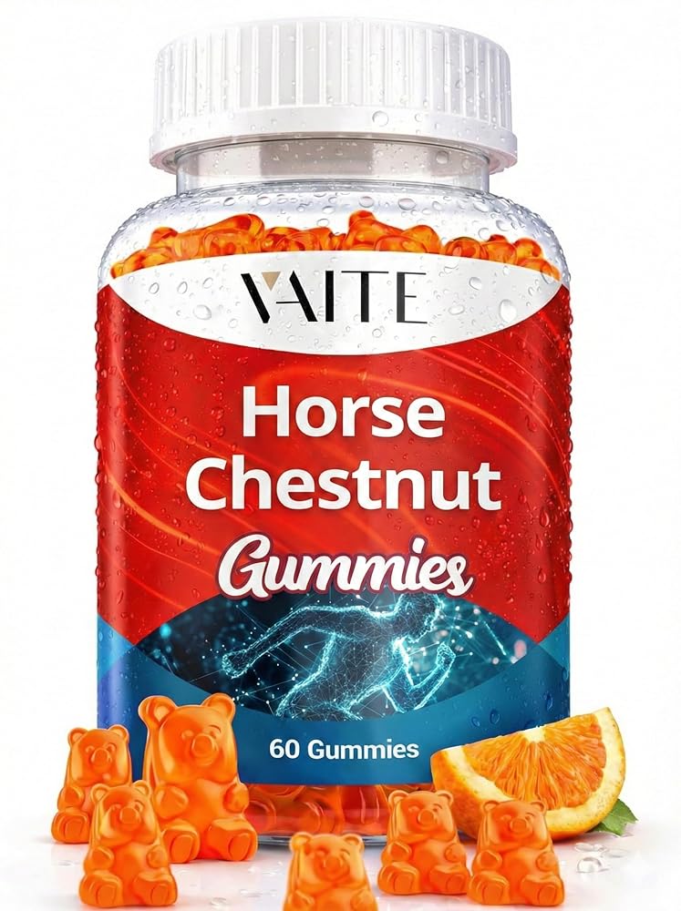 VAITE Horse Chestnut Extract Gummies Vein Support - 60 Count