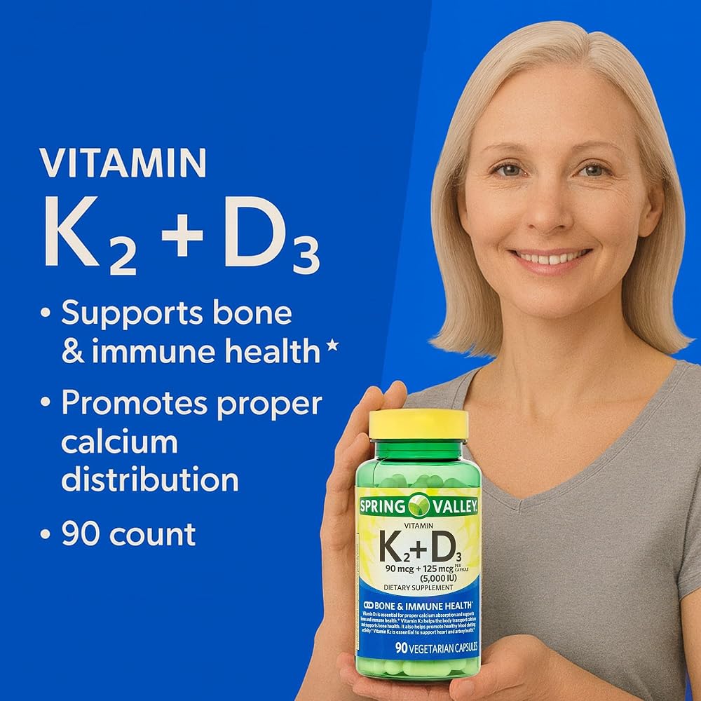 Unique Bundle Store Vitamin K2 D3 90mcg + 125mcg