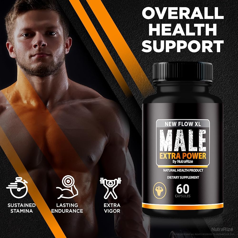 NutraRize New Flow XL Capsules for Men - 180 Capsules - image 4