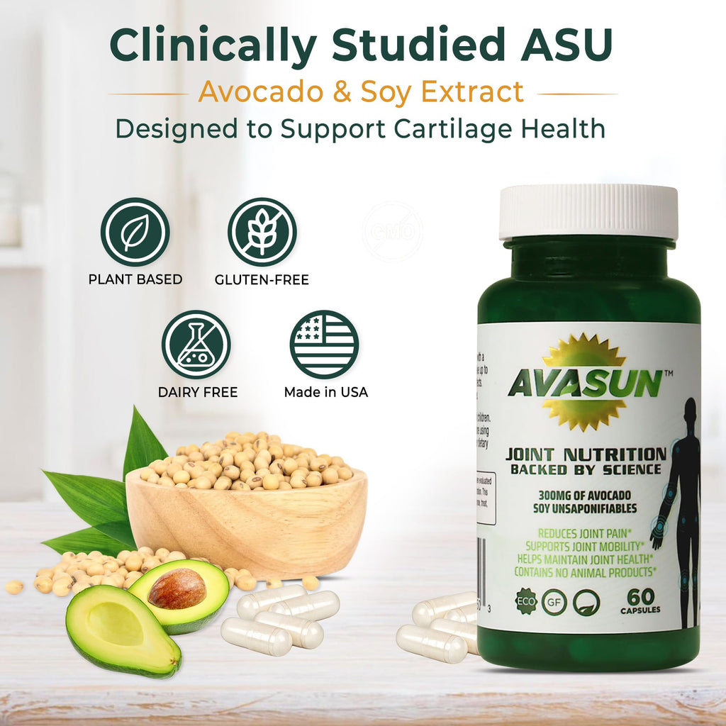 AvaSun ASU Joint Supplement 300mg - 60 Capsules - image 3