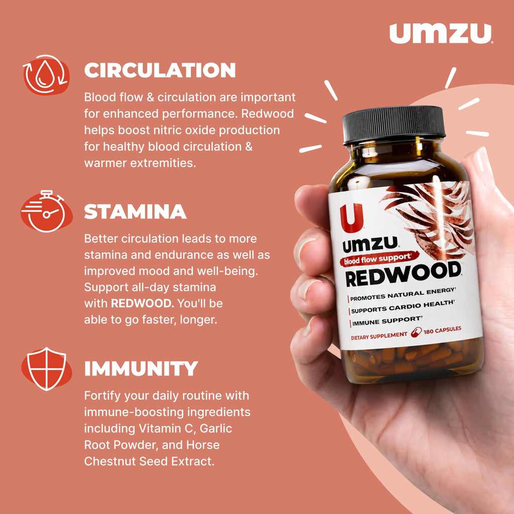 UMZU Redwood Nitric Oxide Booster - 30 Capsules - image 2