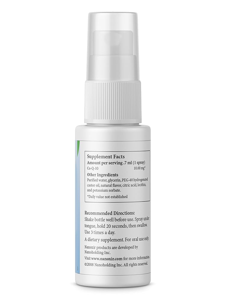 Nanoxir CoQ10 Energy Spray - 1 Fl Oz - image 3