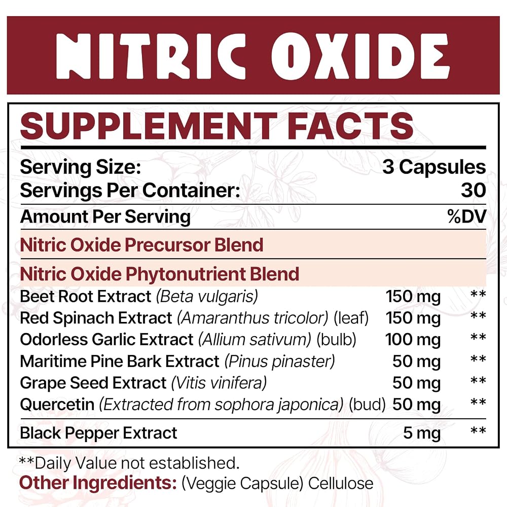 Zdoroviye Nitric Oxide Supplement for Men - 180 Capsules - image 2