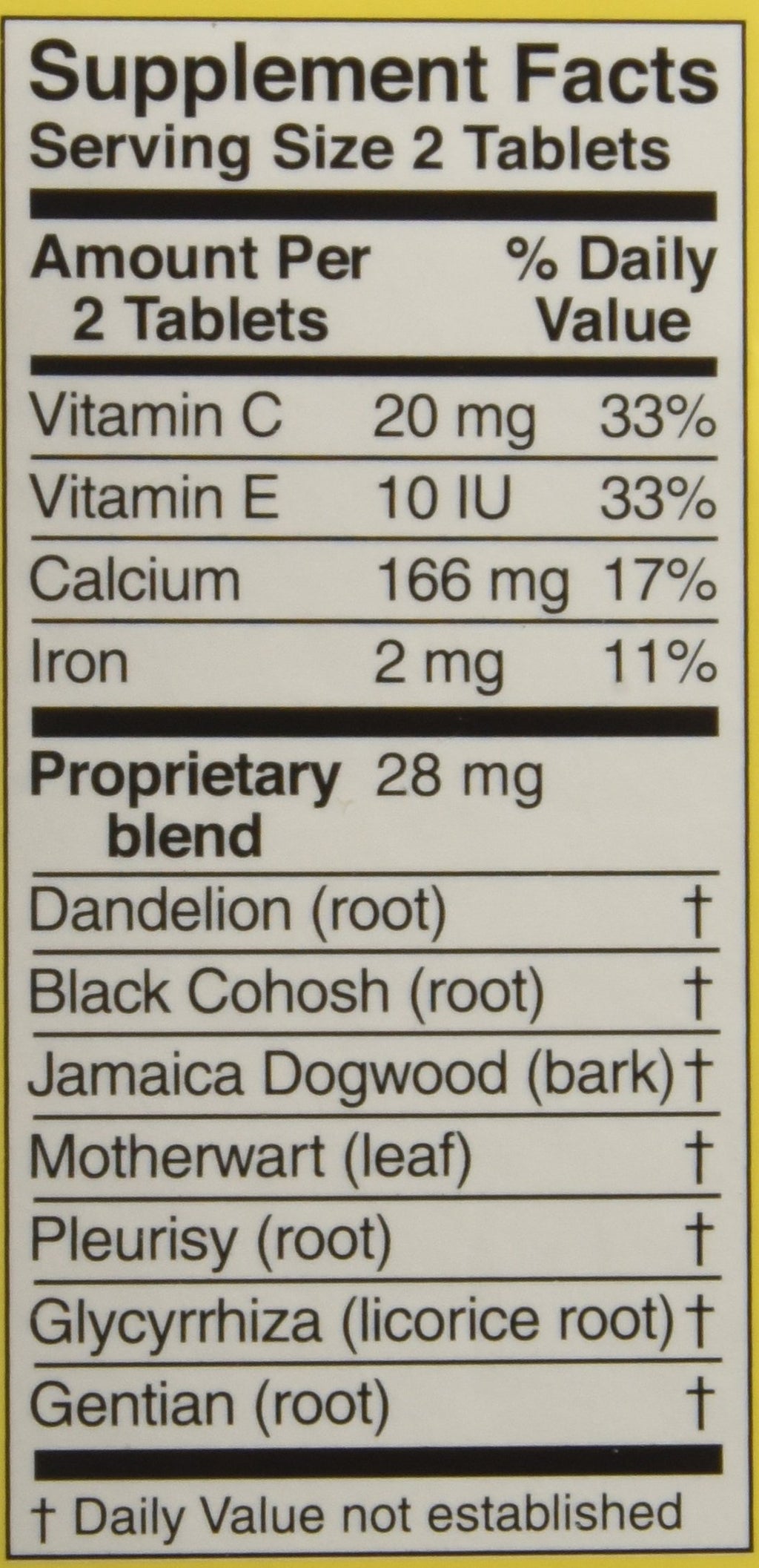 Lydia Pinkham Herbal Tablets for Menstruation and Menopause Support - 150 Count - image 6
