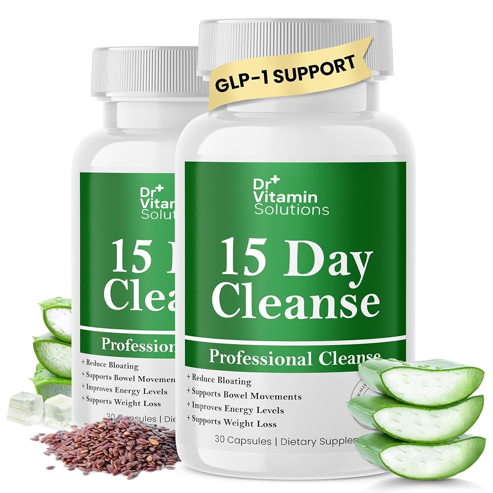 DR VITAMIN SOLUTIONS 15 Day Gut Cleanse Detox for Women and Men