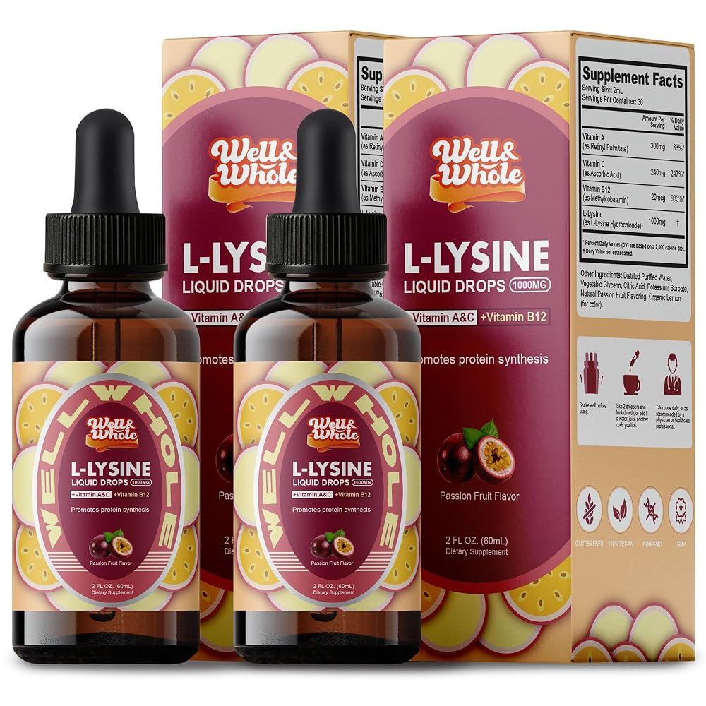 Well&Whole L-Lysine Supplement Liquid Drops