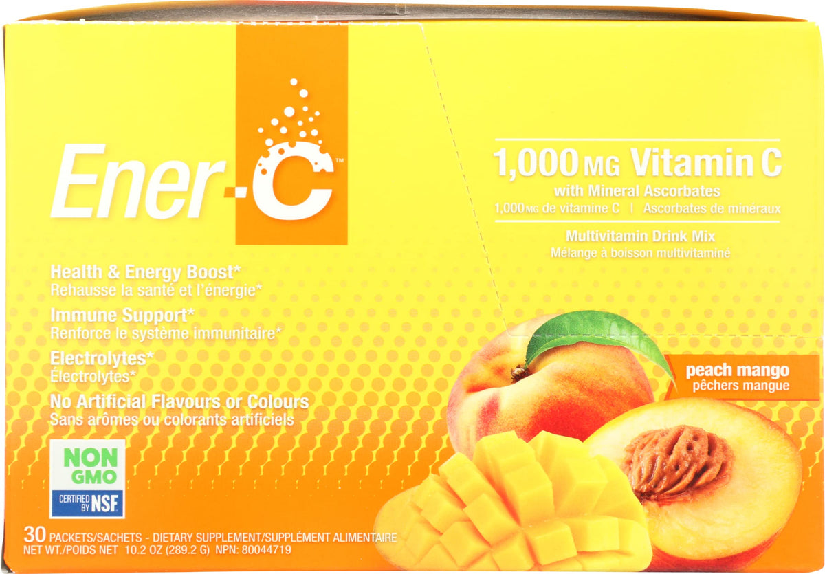 Ener-C Peach Mango Vitamin C Electrolyte Drink Mix - 30 Packets