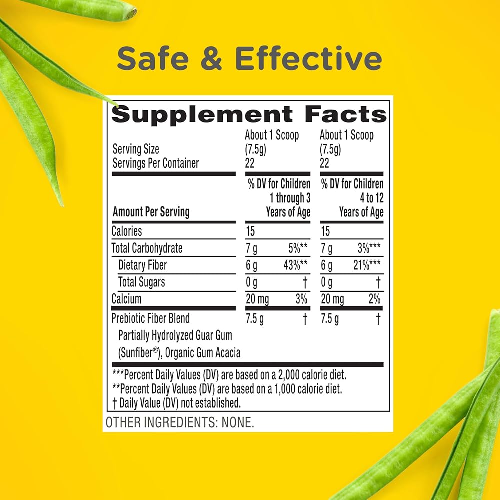 Zarbee's Kids Regularity Support Prebiotic Fiber Powder - 5.82 oz - image 6
