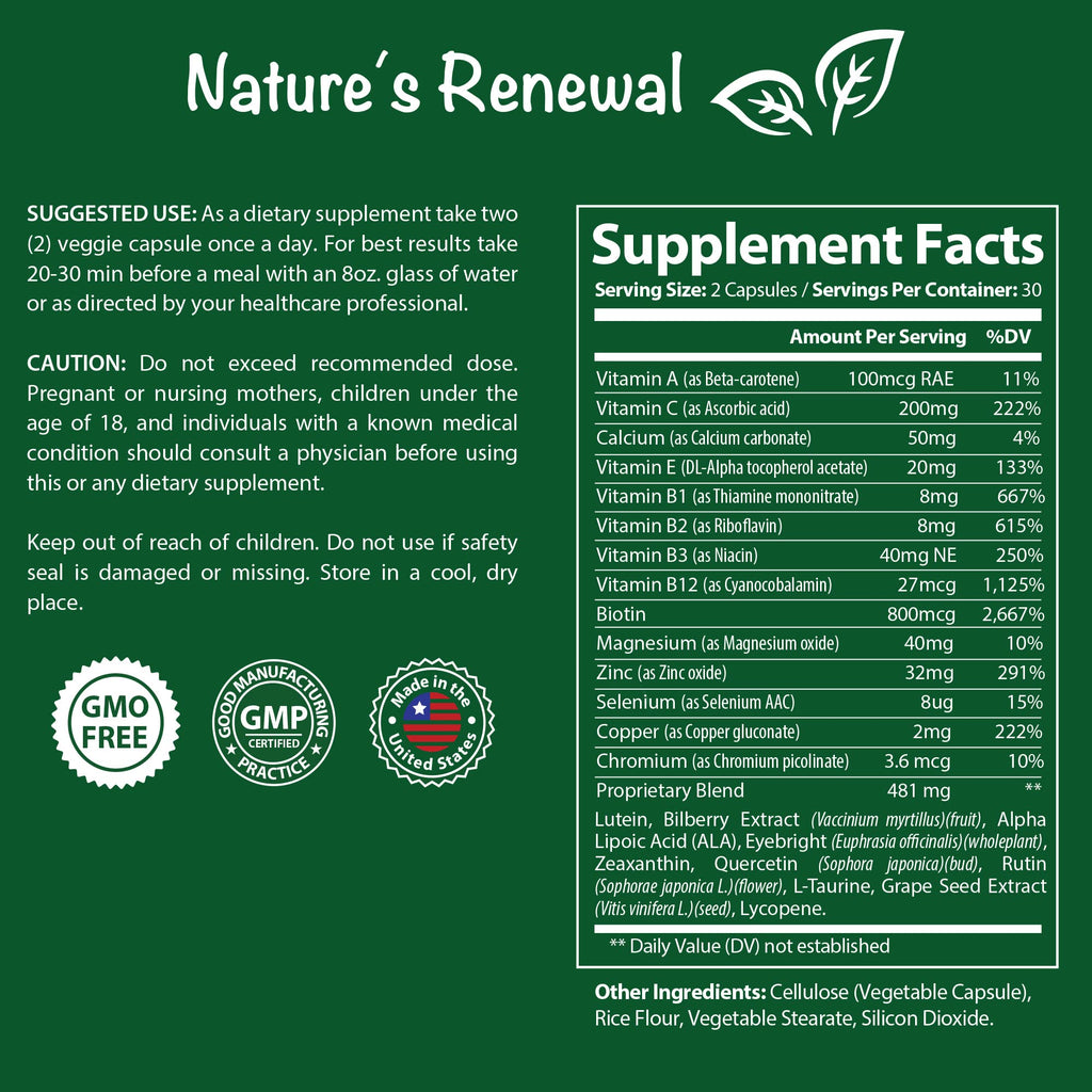 Nature's Renewal Eye Health Complex - 60 Capsules - image 5