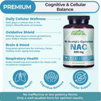 Why Not Natural NAC Supplement 600 mg - 90 Capsules - image 2
