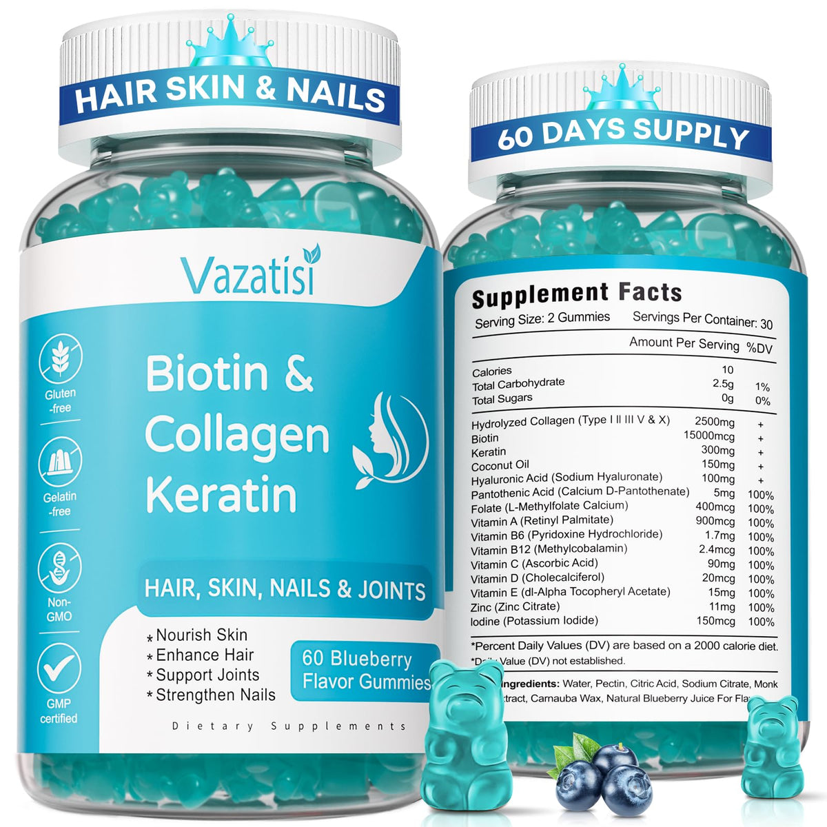 Vazatisi Biotin Gummeis