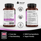 New Leaf Biotin 12000mcg Hair Skin Nails Vitamins - 180 Tablets - image 7