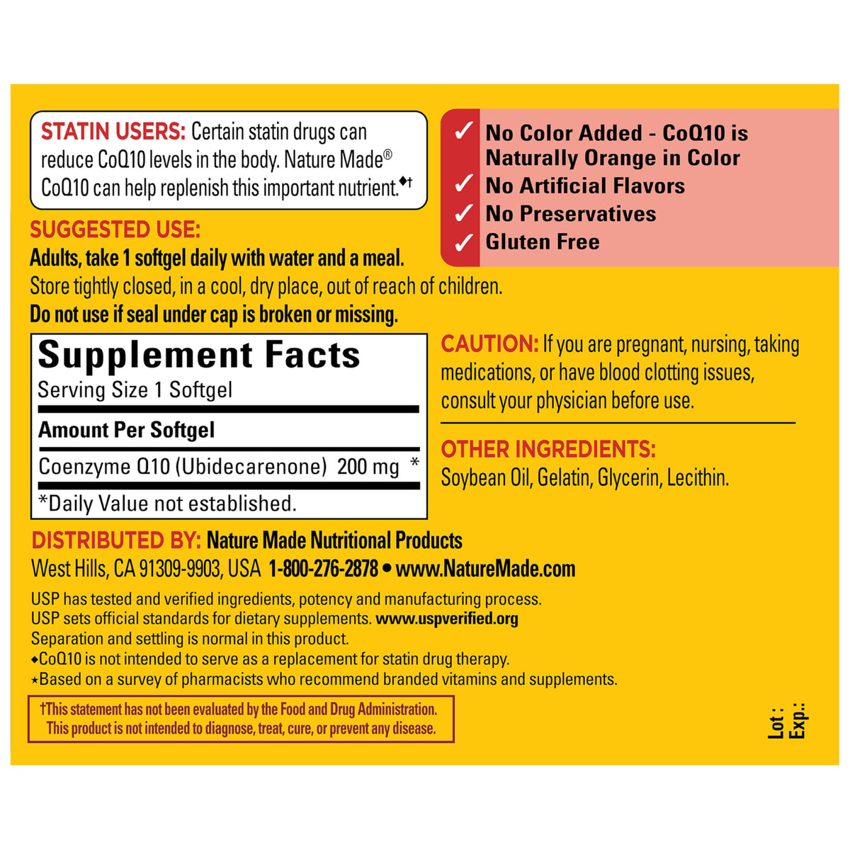Nature Made CoQ10 200mg Softgels for Heart Health - 105 Softgels - image 7