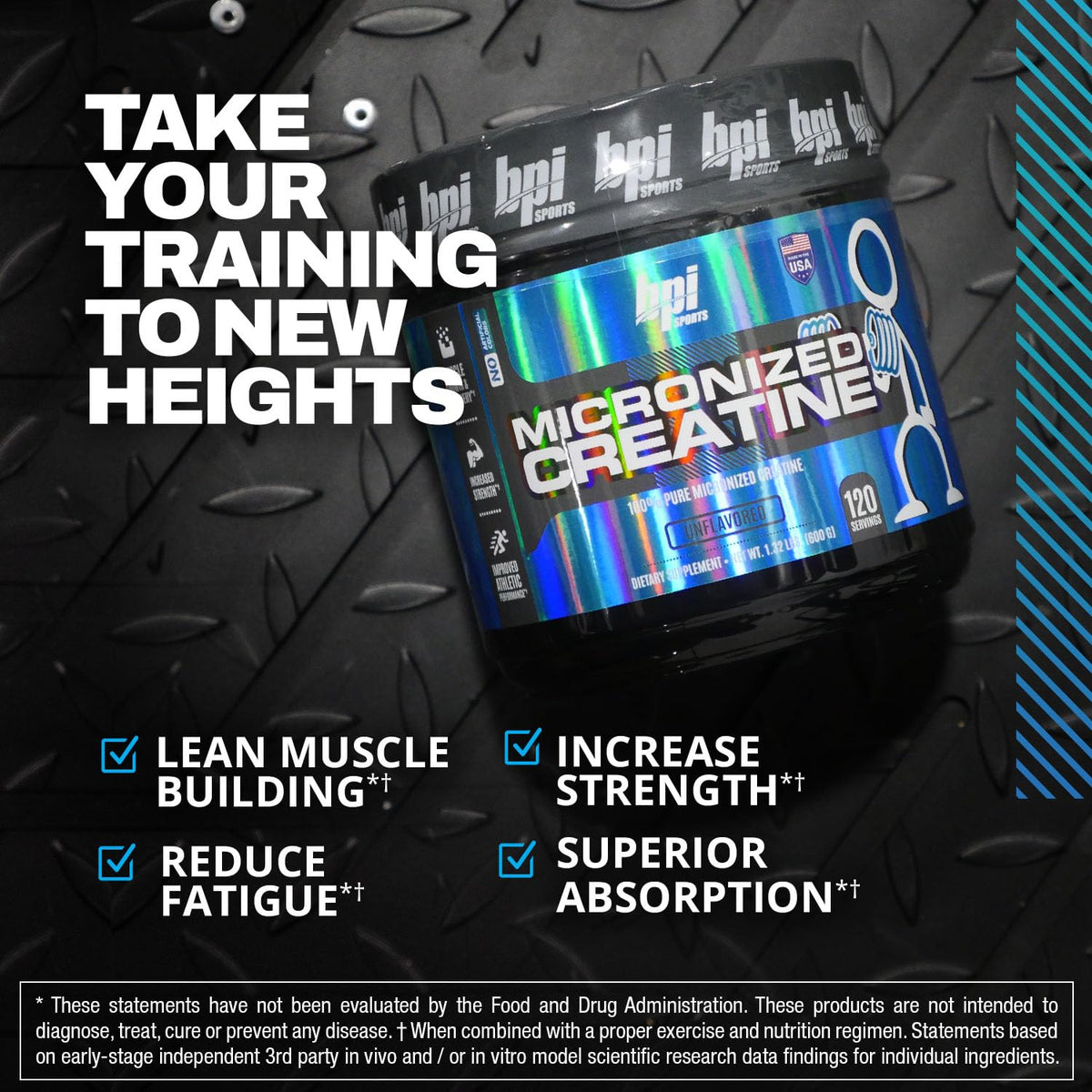 BPI Sports Micronized Creatine Powder - 120 Servings - image 5