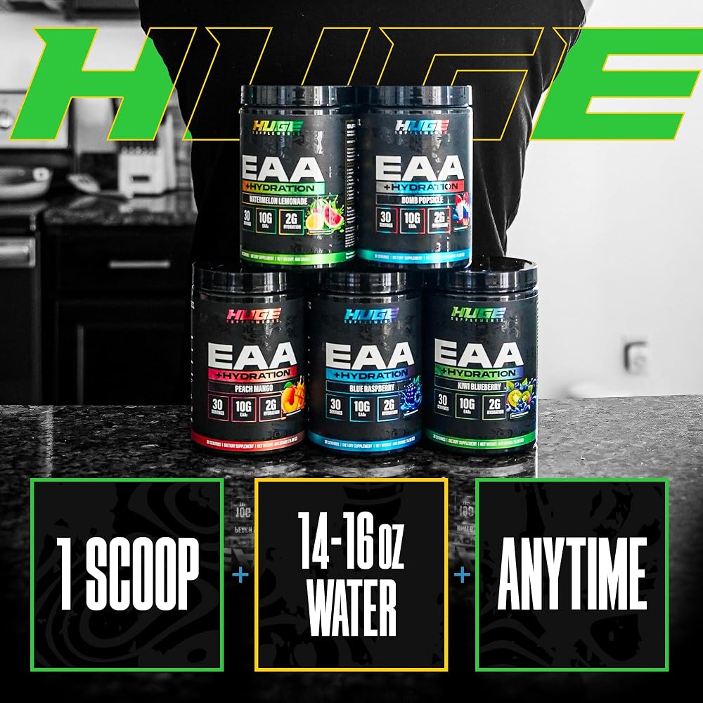 Huge Supplements, EAA Powder Supplement, Clinically Dosed