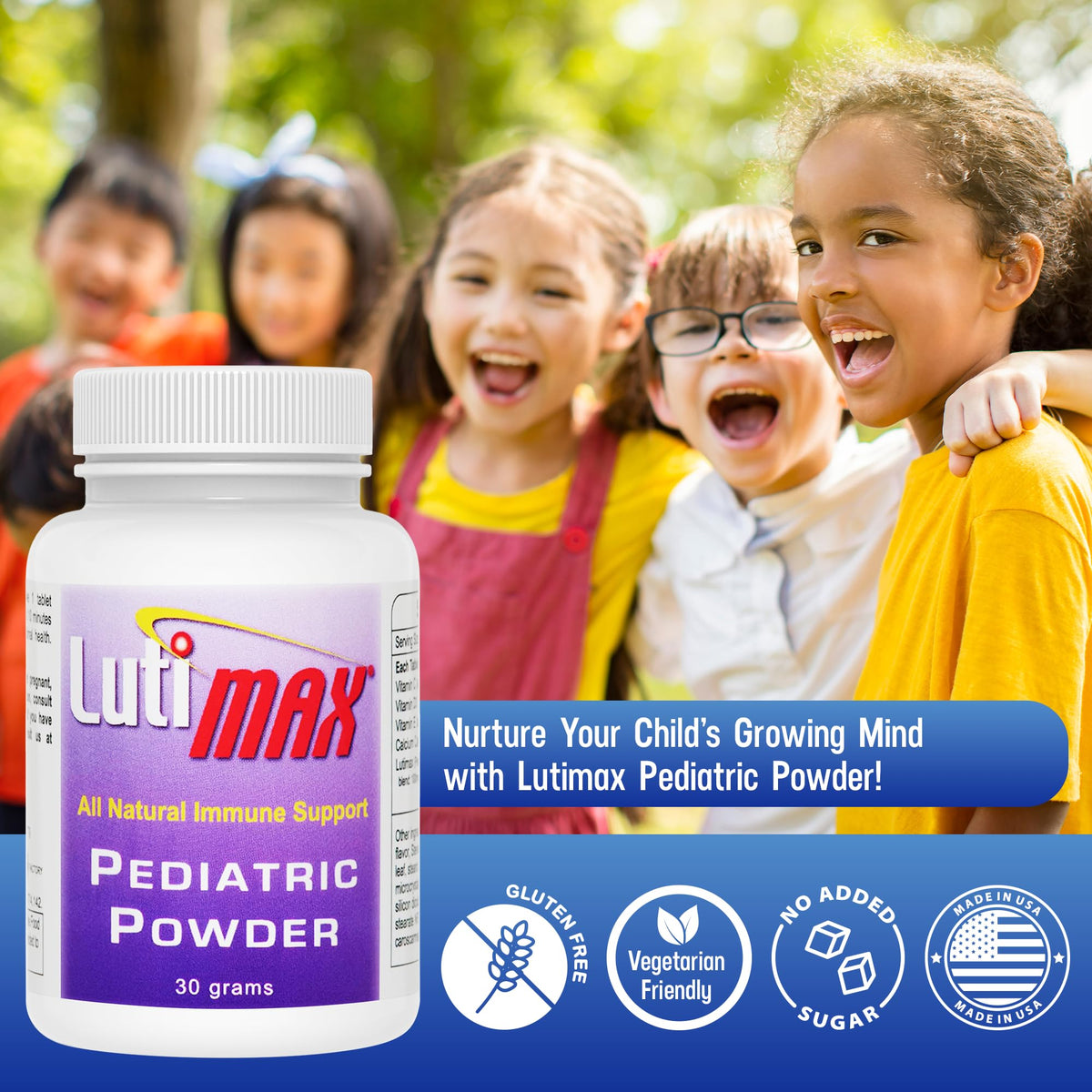 LutiMax Luteolin w/Rutin Pediatric Powder for Kids