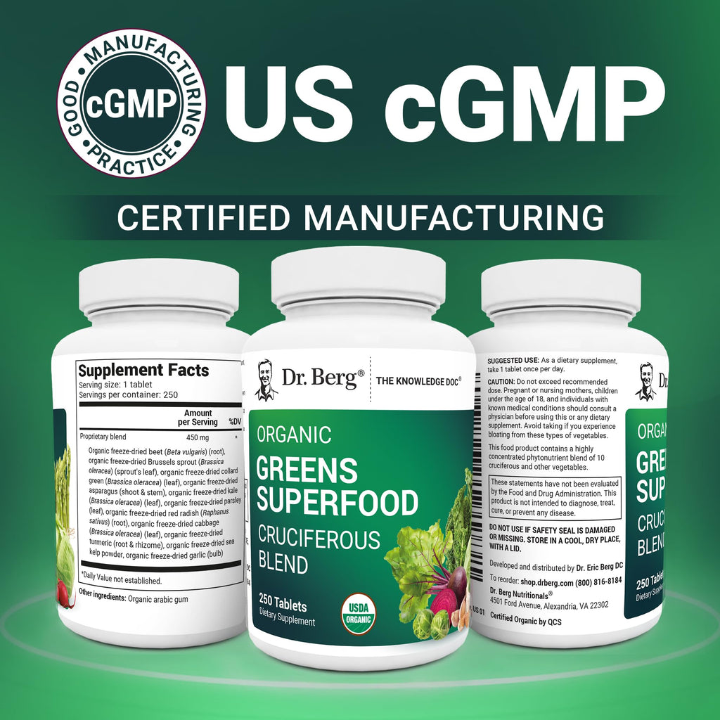 Dr. Berg's Organic Cruciferous Support