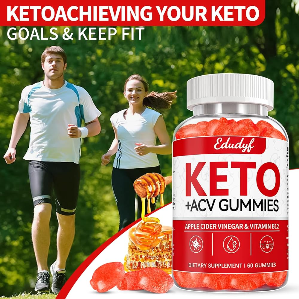 EDUDYF Keto ACV Gummies Lemon Honey Sea Salt - 60 Count - image 5
