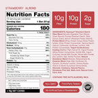 Supergut GLP-1 Boosting Prebiotic Bars Strawberry Almond - 12 Count - image 2