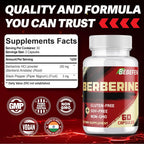 BEBEFEN Berberine HCL Supplement - 60 Capsules - image 2