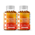 Vitamatic Vegan Turmeric with Ginger & Black Pepper - 120 Gummies