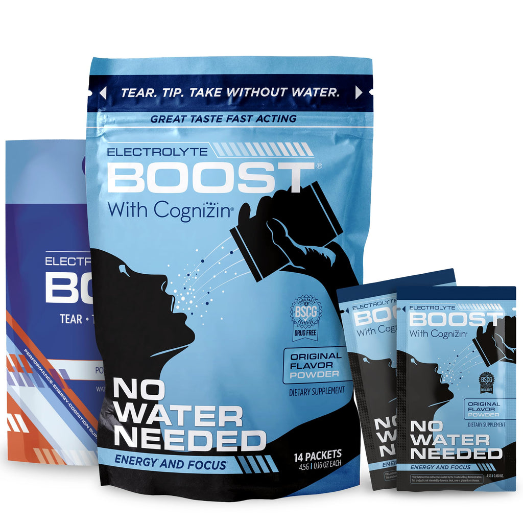 Electrolyte Boost with Cognizin Citicoline Powder - 14 Packets