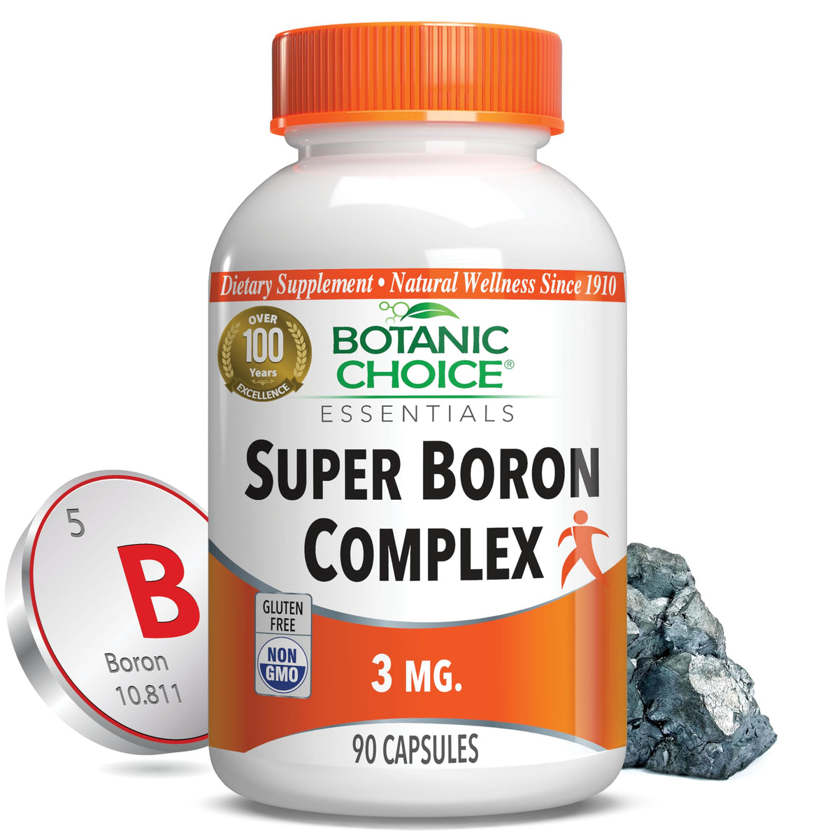 Botanic Choice Super Boron Complex 3mg Bone Support - 90 Capsules