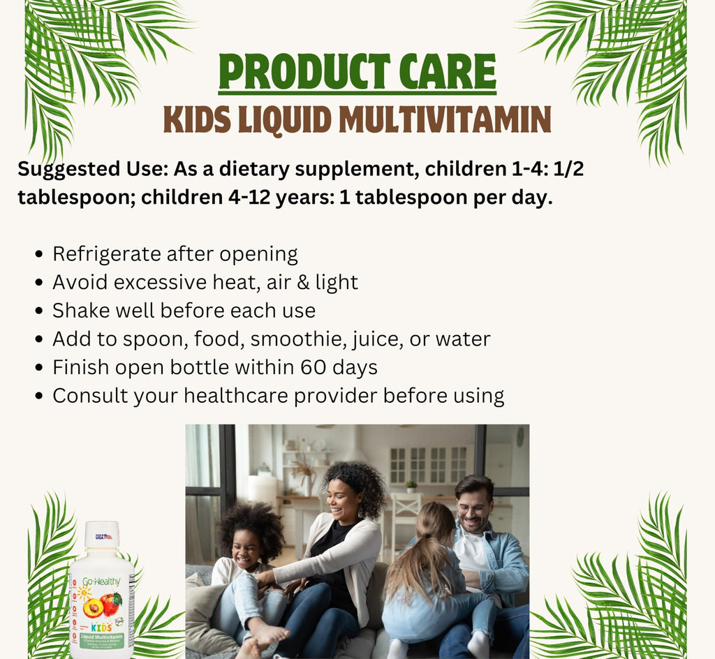 Go Healthy Natural Kids Liquid Multivitamin Immune Support - 16 oz - image 9