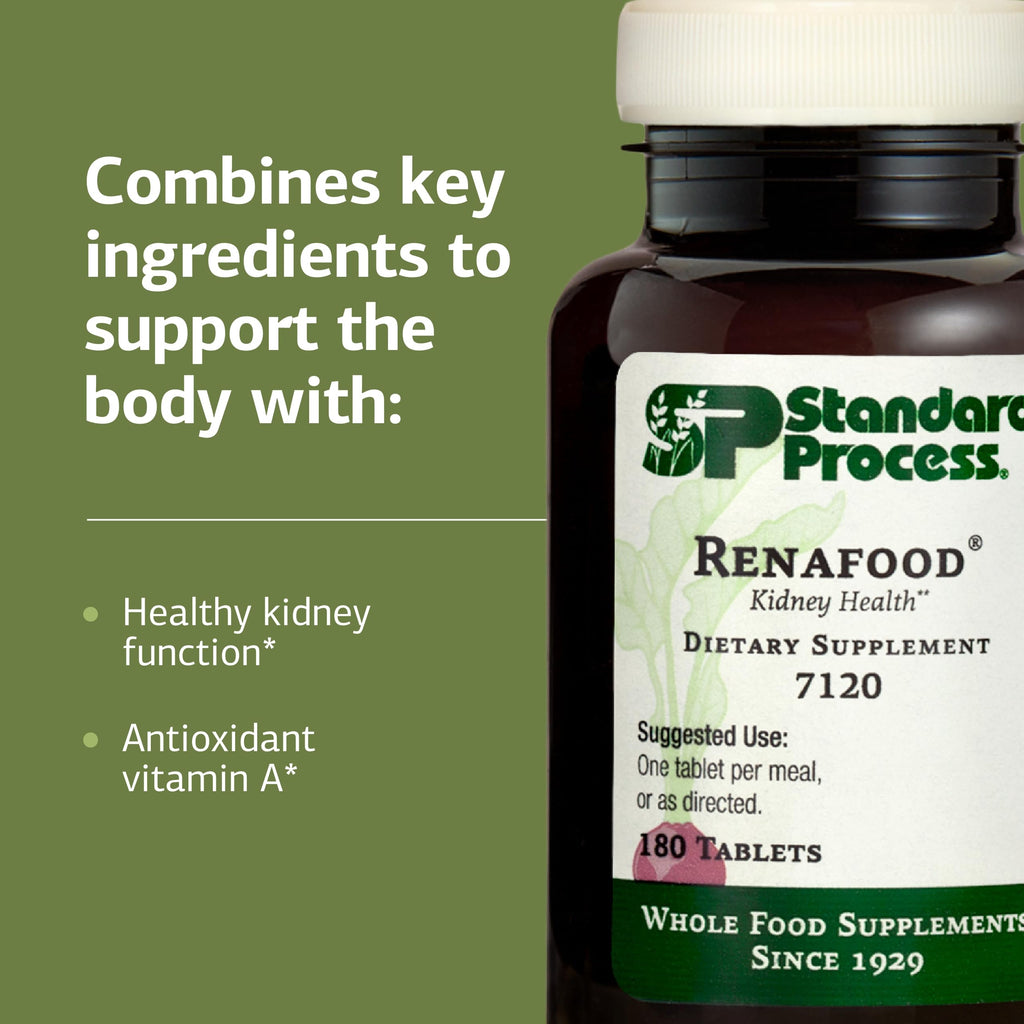 Standard Process Renafood Kidney Function Support - 180 Tablets - image 4