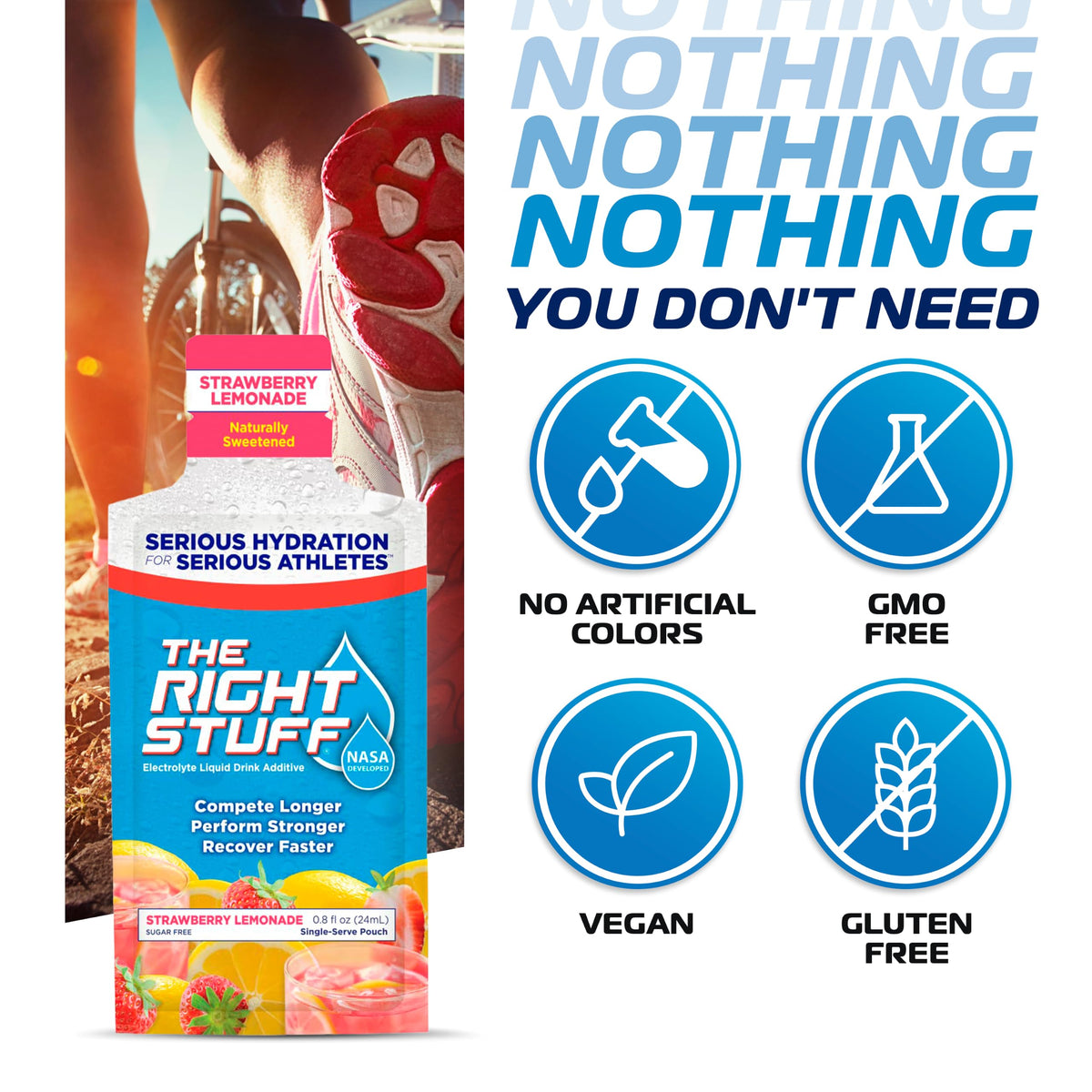 The Right Stuff NASA Electrolyte Drink Concentrate - 60 Packets - image 4