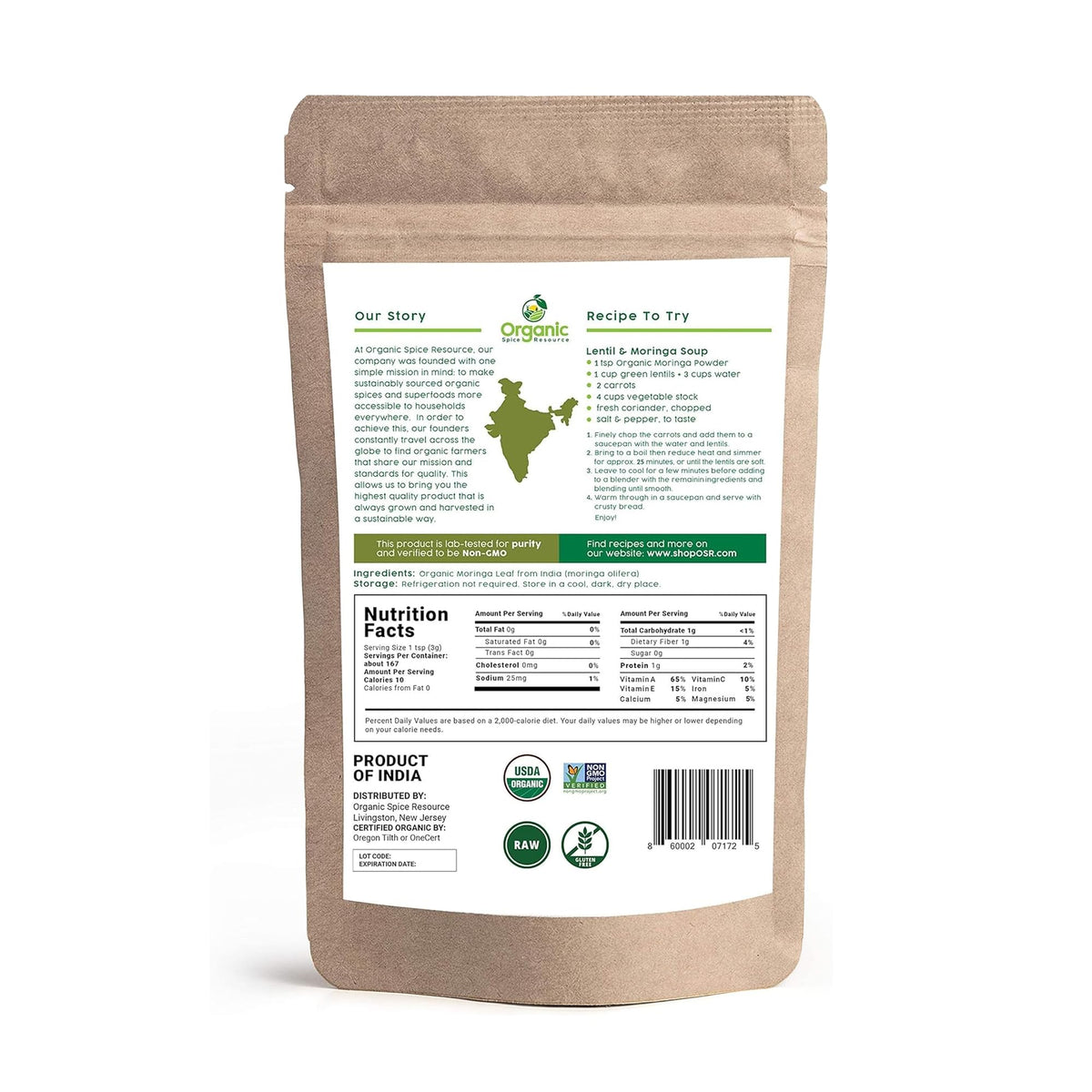 Organic Spice Resource Moringa Powder