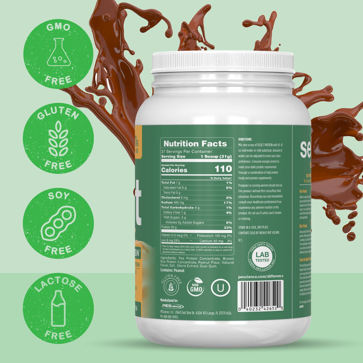 PEScience Select Vegan Protein Powder