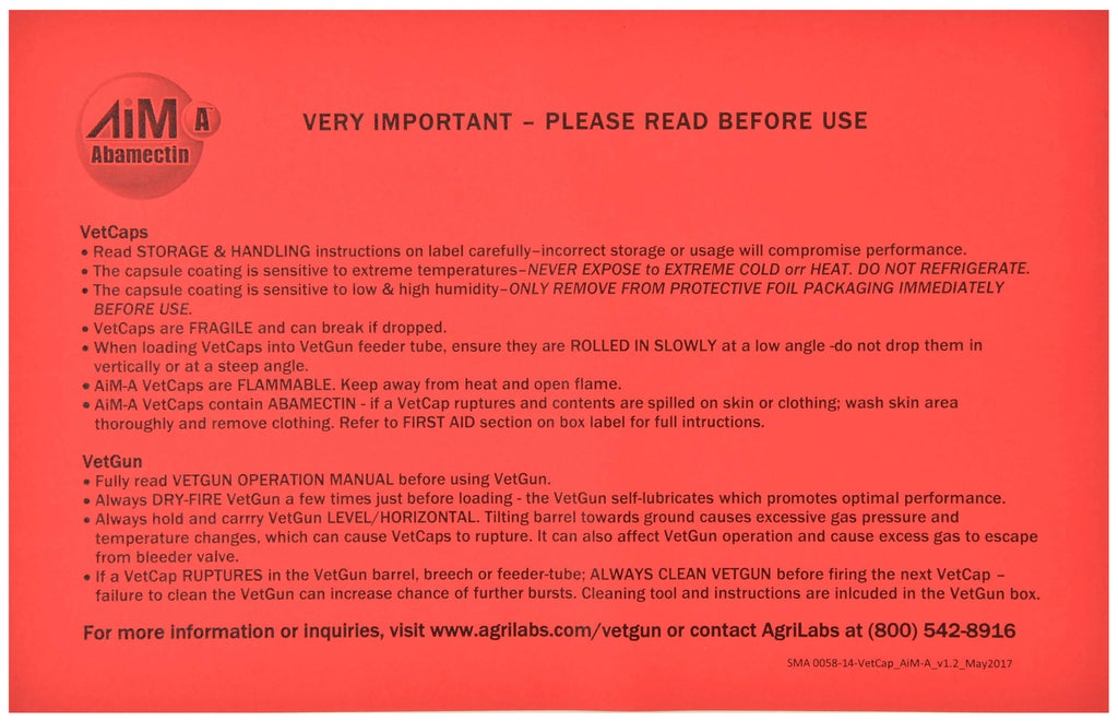 Agrilabs AiM-A Vet Caps Vitamin A - 30 Capsules - image 6