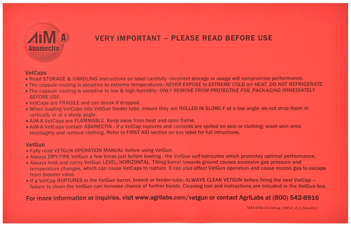 Agrilabs AiM-A Vet Caps Vitamin A - 30 Capsules - image 6