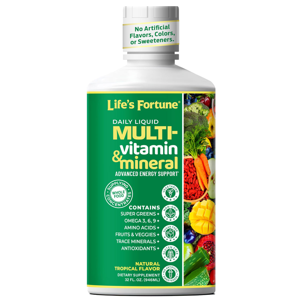 Life's Fortune Liquid Multivitamin for Adults - 32 oz