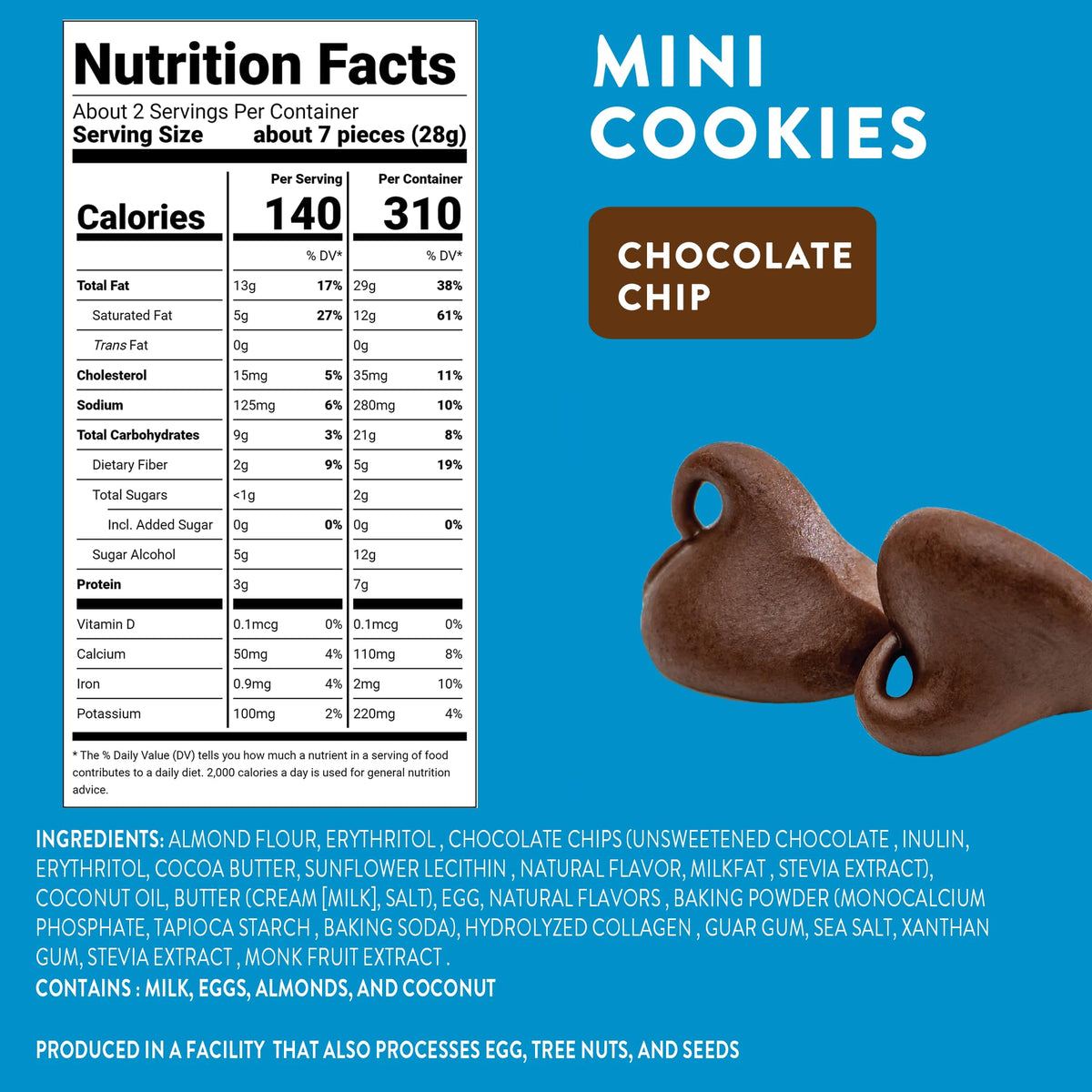 HighKey Cookies Variety Pack Low Carb Keto - 3-Pack - image 4