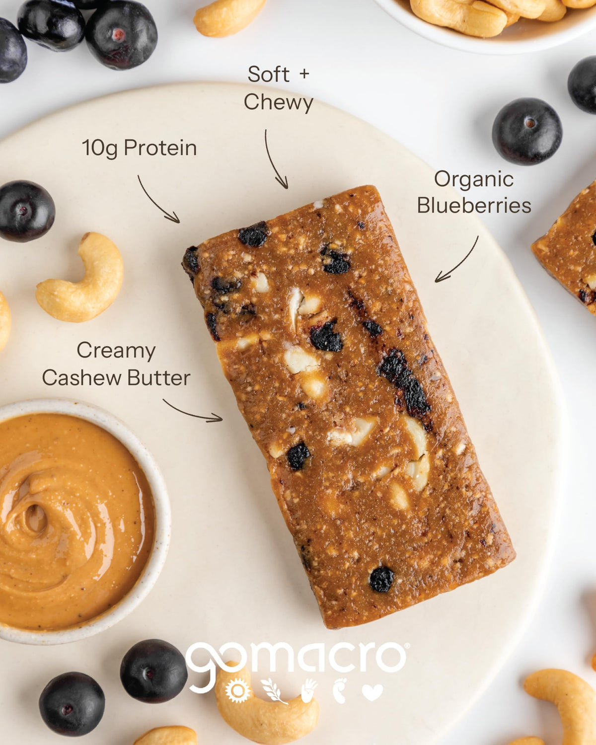 GoMacro MacroBar Organic Vegan Protein Bars