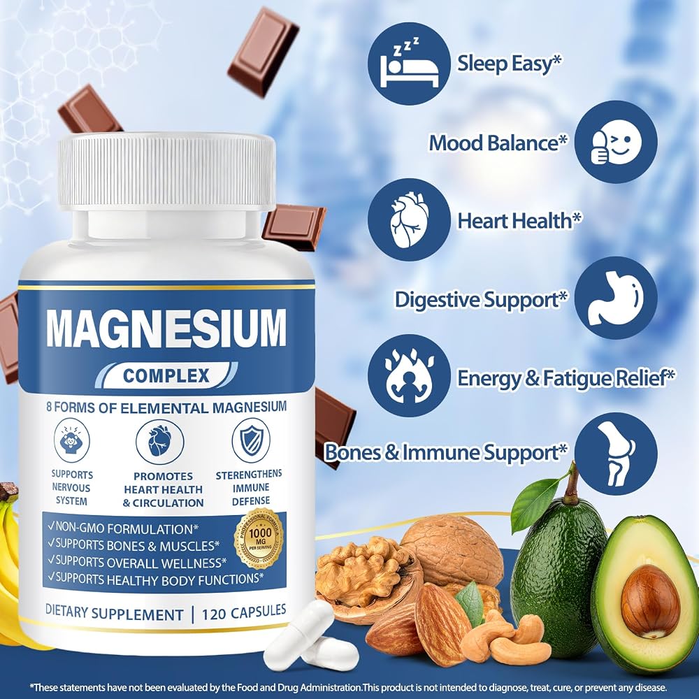 BOSNETHUINH Magnesium Complex 1000mg - 120 Capsules - image 3