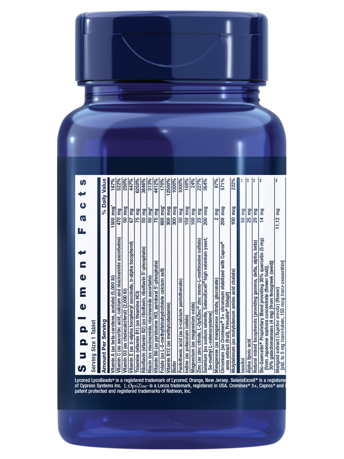 Life Extension One-Per-Day Multivitamin - 60 Tablets - image 2